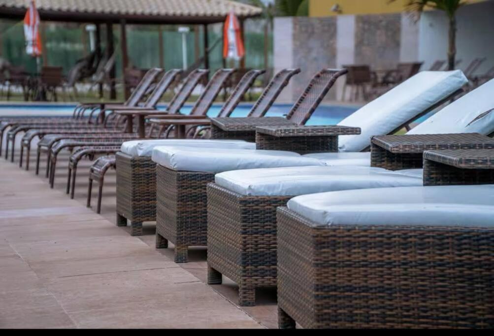 コンデTabatinga Flat - Pe Na Areia! Beira Mar!アパートメント エクステリア 写真