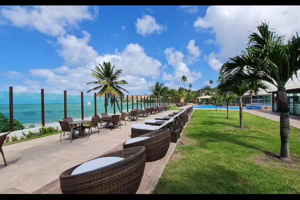 コンデTabatinga Flat - Pe Na Areia! Beira Mar!アパートメント エクステリア 写真